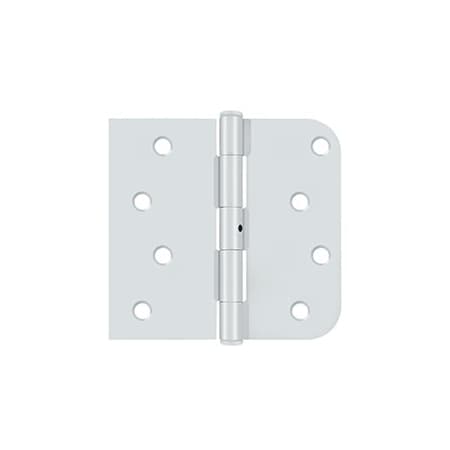 Deltana Special Hinge for Fiber Glass Doors, 4 x 4-1/4 x 5/8 Radius x SQ, Security Stud in Prime Coat Whi S41/4058TTNUSPW